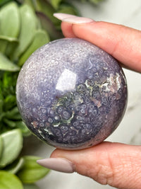 Grape Agate Sphere - #14