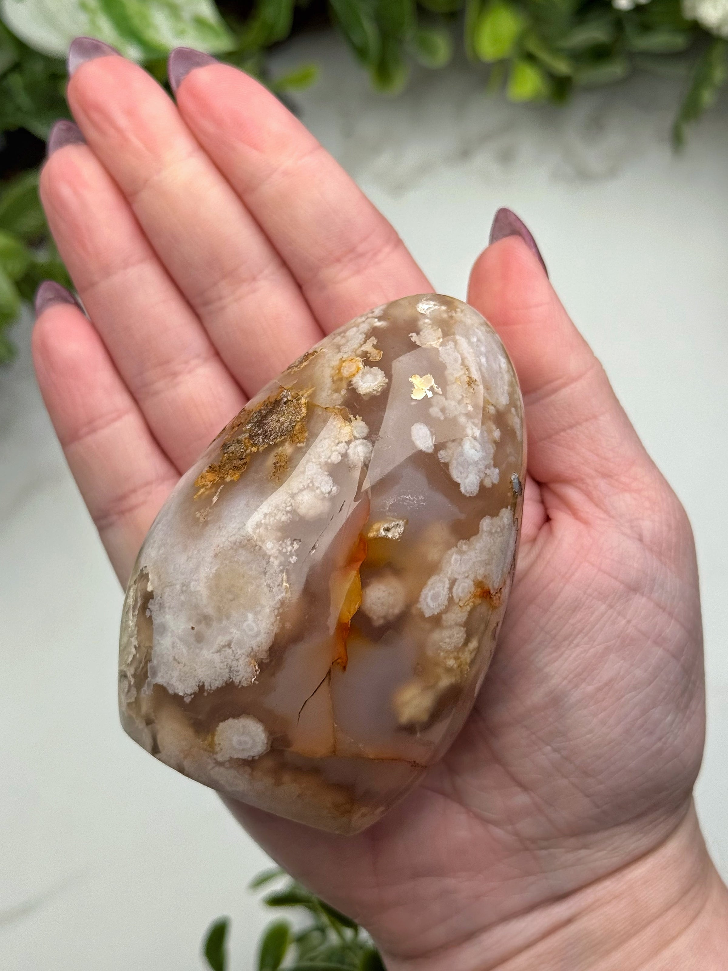 Flower Agate Freeform - #11