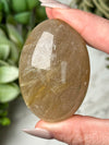 Gold Rutile Palmstone - #4