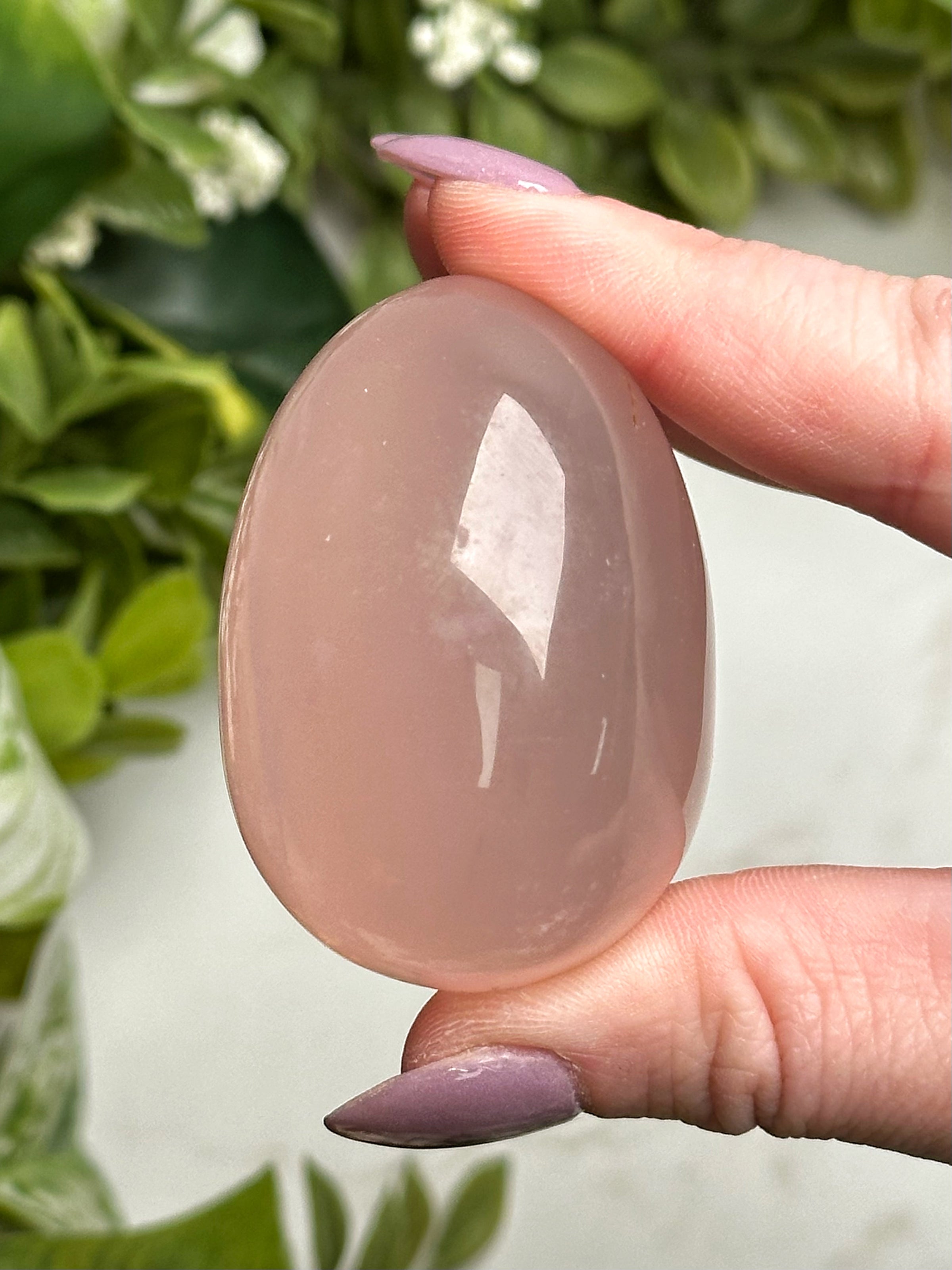 Star Rose Quartz Egg - #3