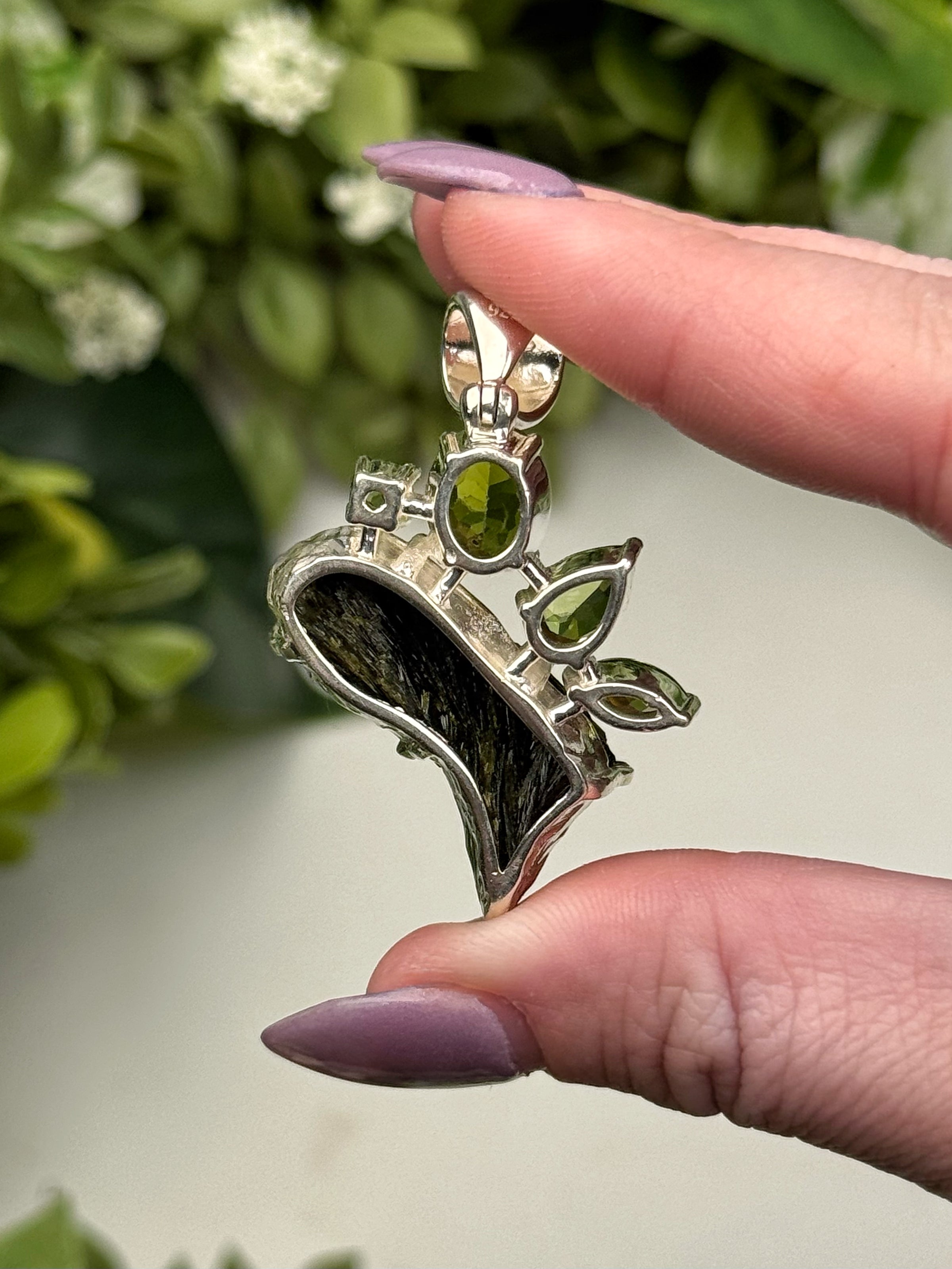Peridot & Epidote Pendant -#1