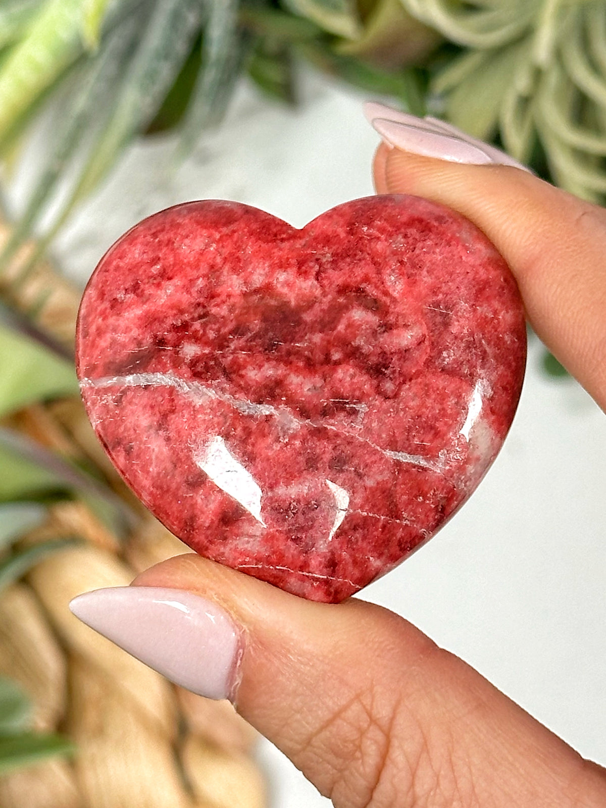 Thulite Heart - #1