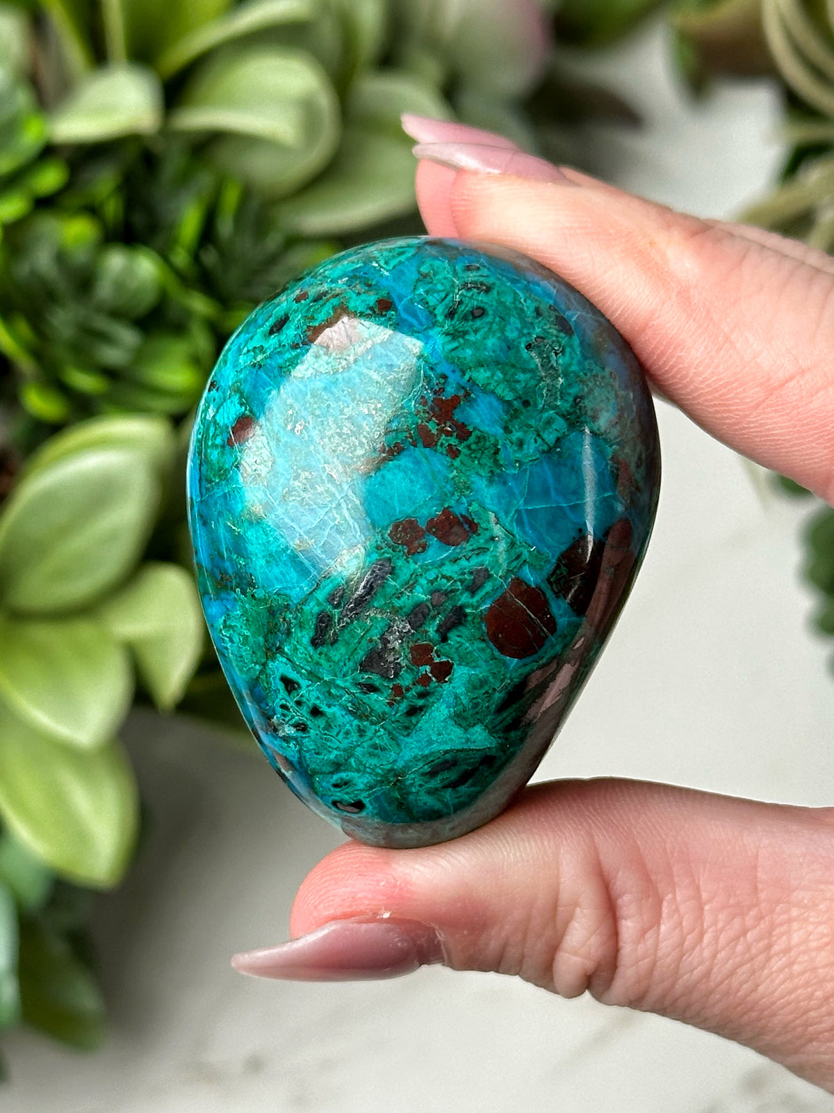 Chrysocolla Palmstone - #13