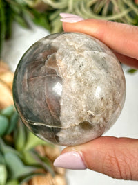 Flashy Polarity Moonstone Sphere - #3