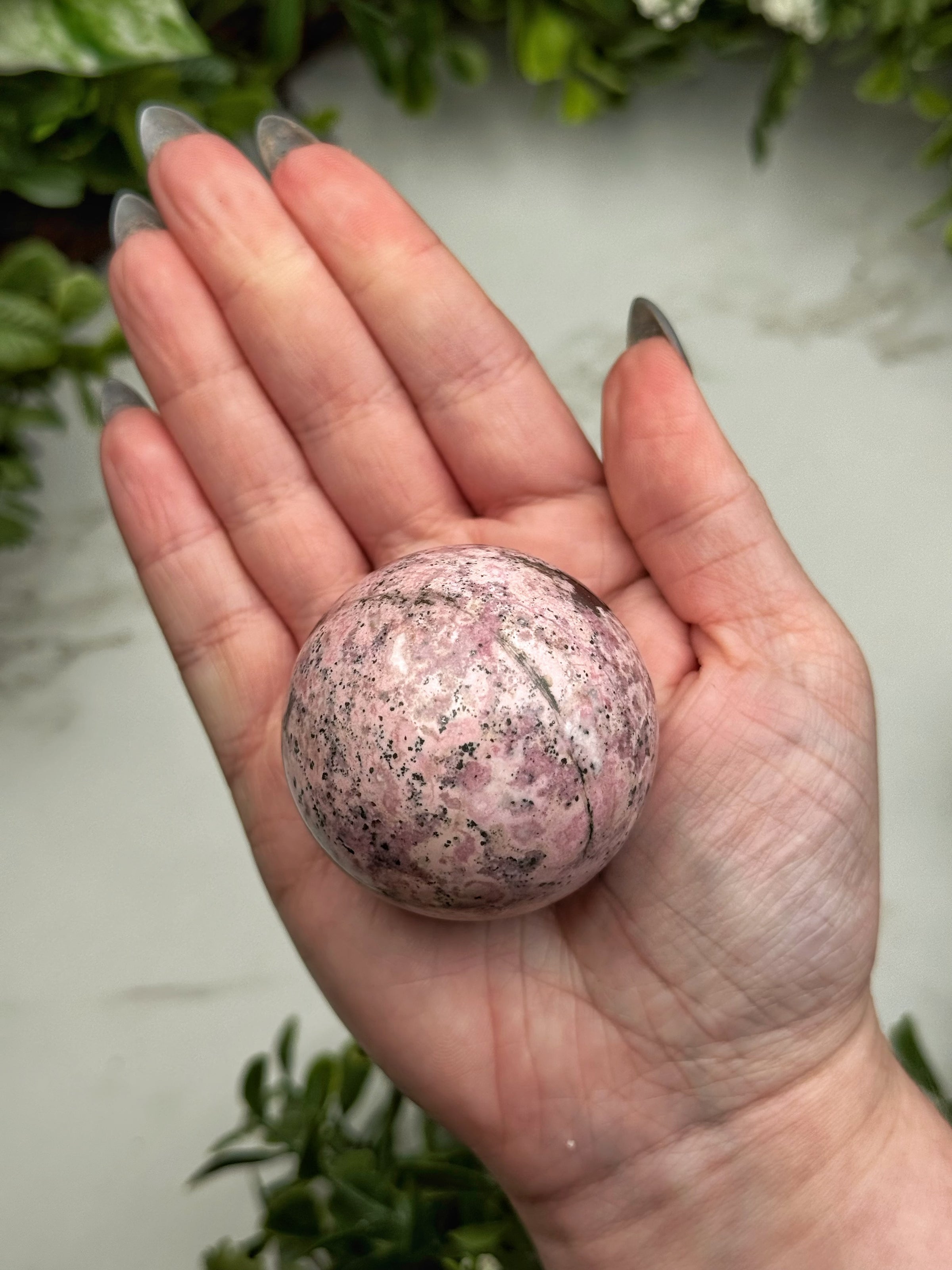 Rhodonite Sphere - #14