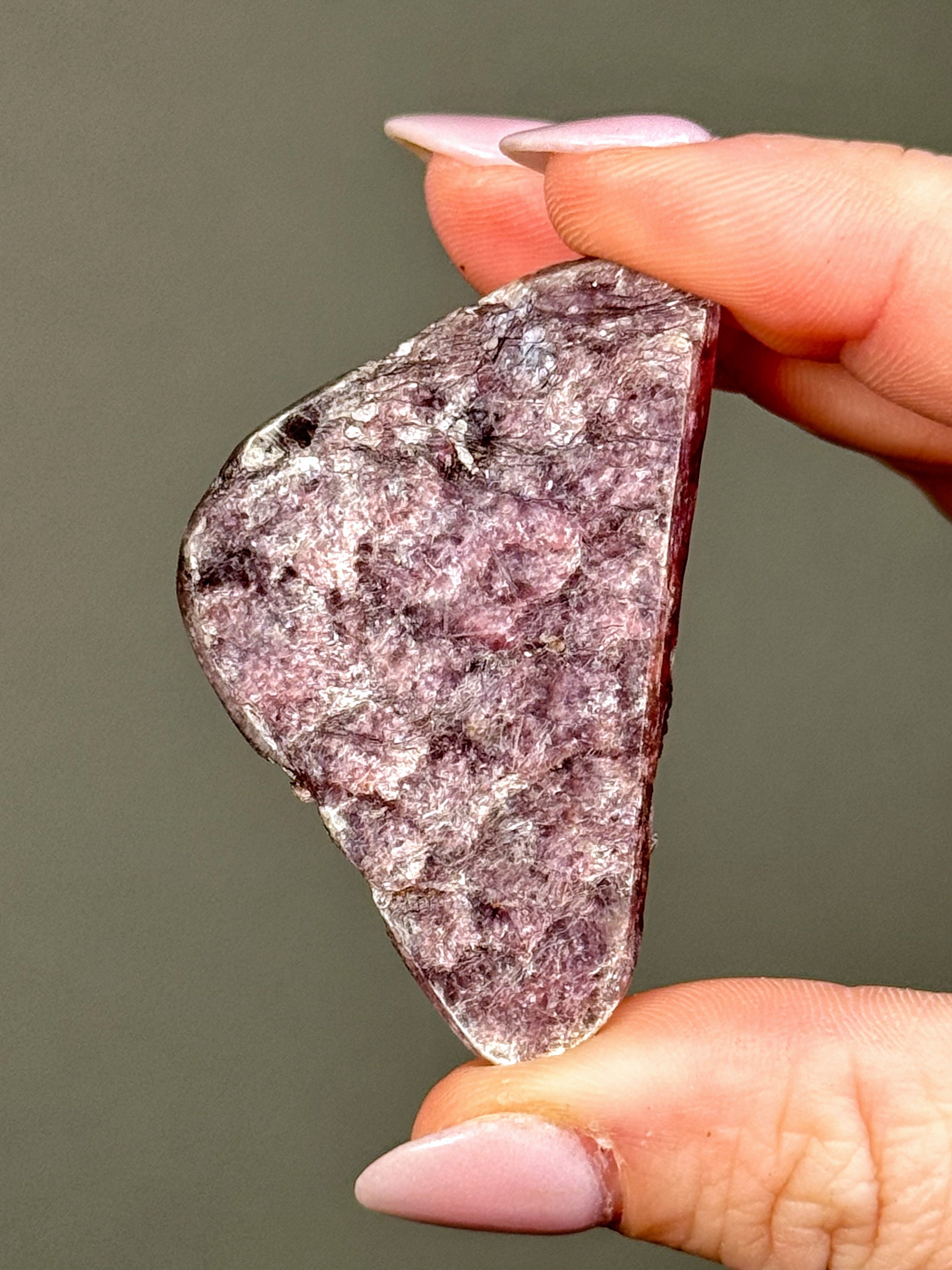 Gem Lepidolite Dragon - #1