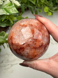 Fire Quartz Sphere - #12