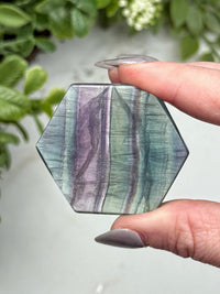 Fluorite Hexagon - #13