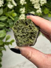 Raw Epidote in Quartz - #13