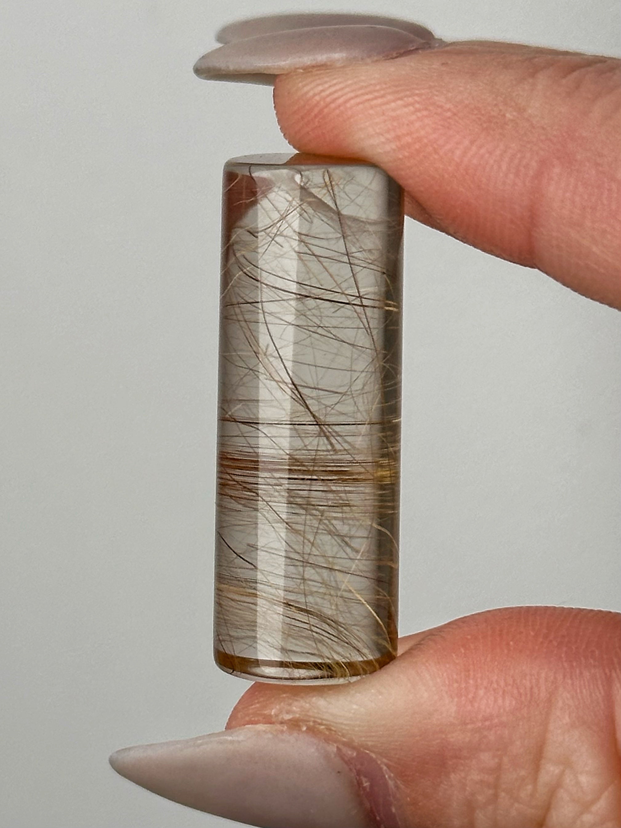 Gold Rutile Cylinder - #4