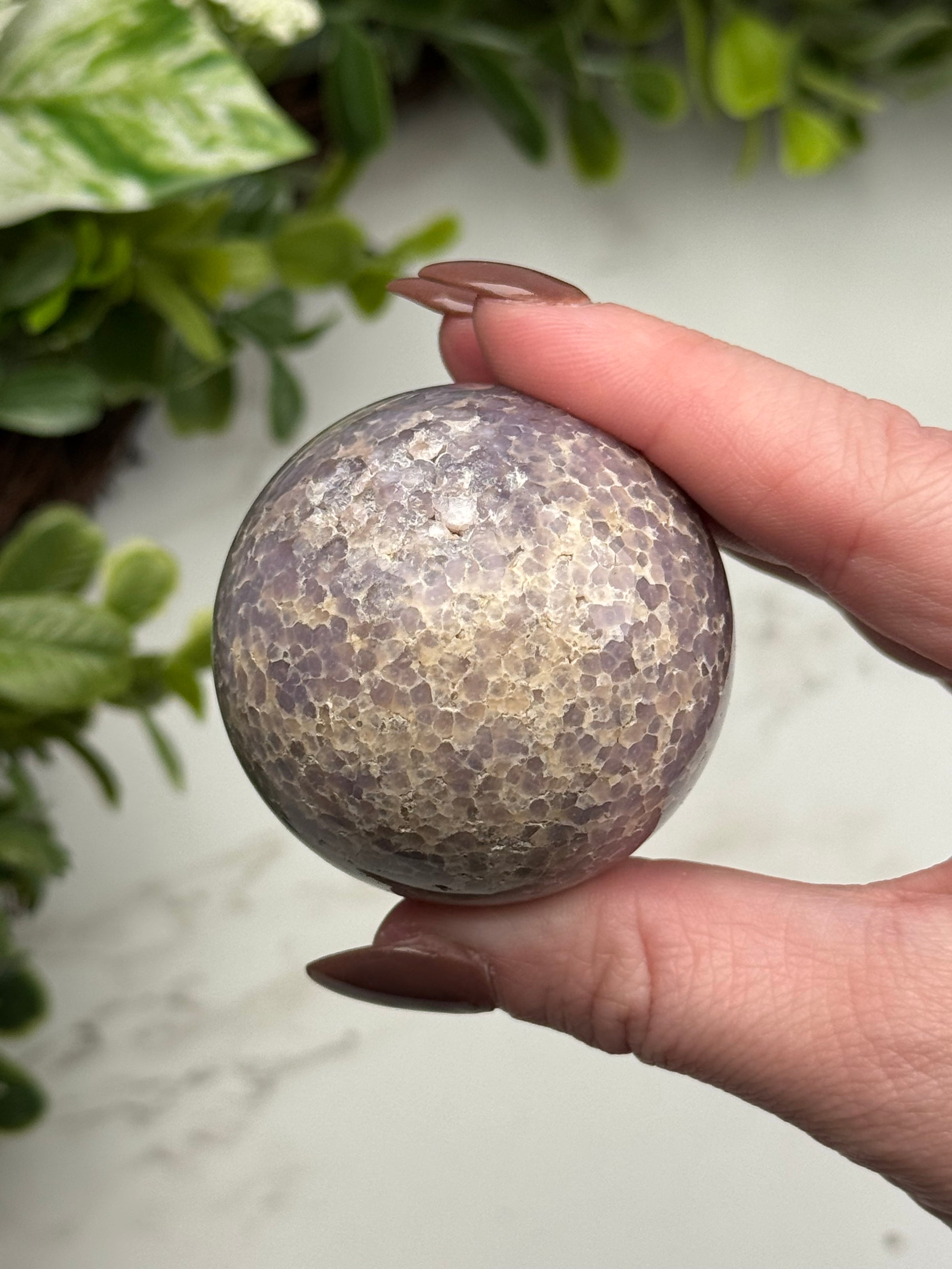 Grape Agate Sphere - #11