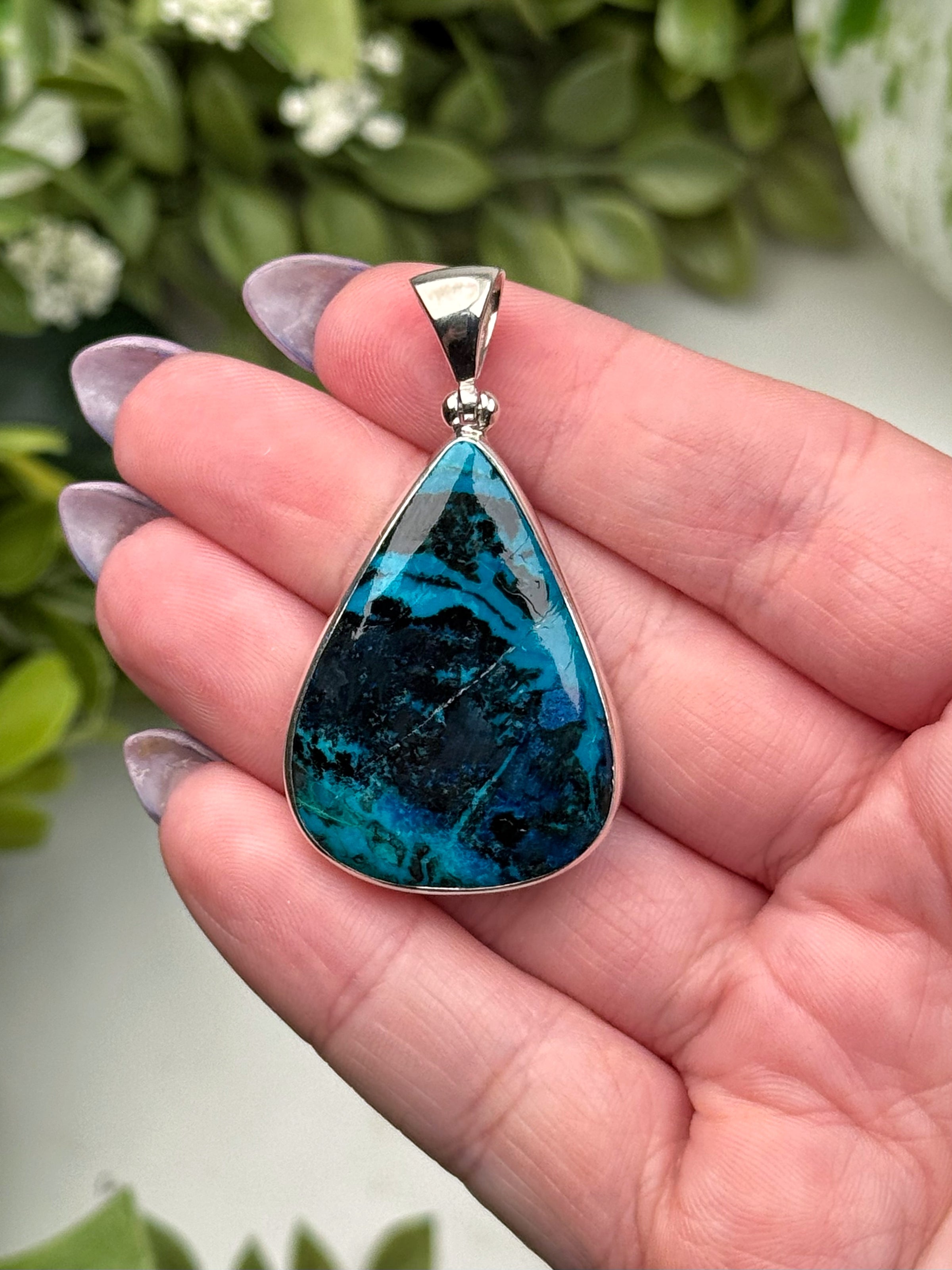 Shattuckite Pendant - #1