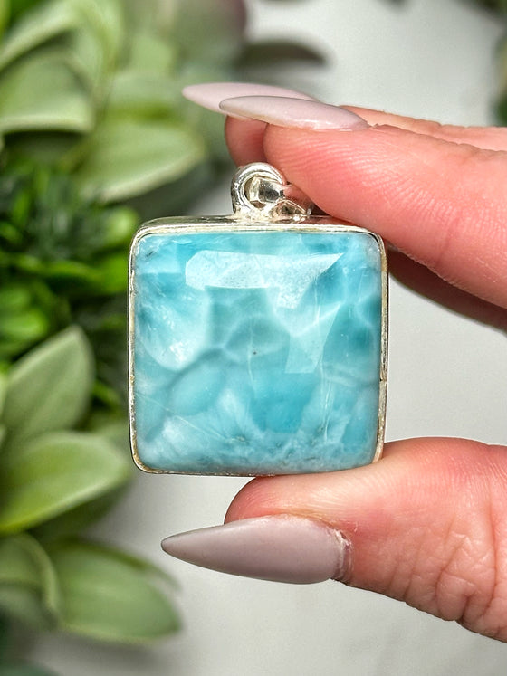 Larimar Pendant - #8