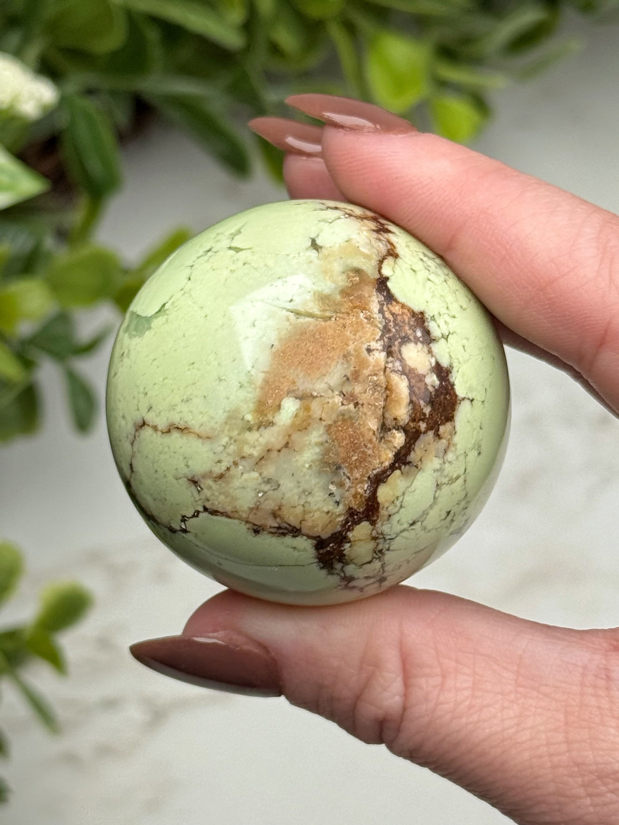 Chrysoprase Sphere - #10