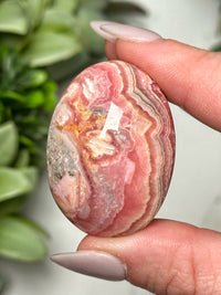 Rhodochrosite Palmstone - #12