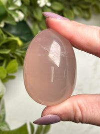 Star Rose Quartz Egg - #1