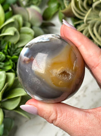 Orca Agate Sphere - #14