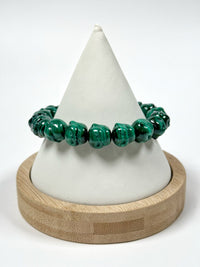 Malachite Buddha Bracelet - #1