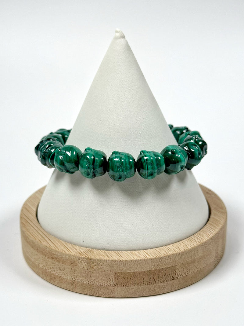 Malachite Buddha Bracelet - #1