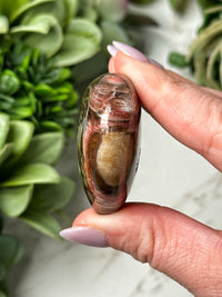 Petrified Wood Heart - #17