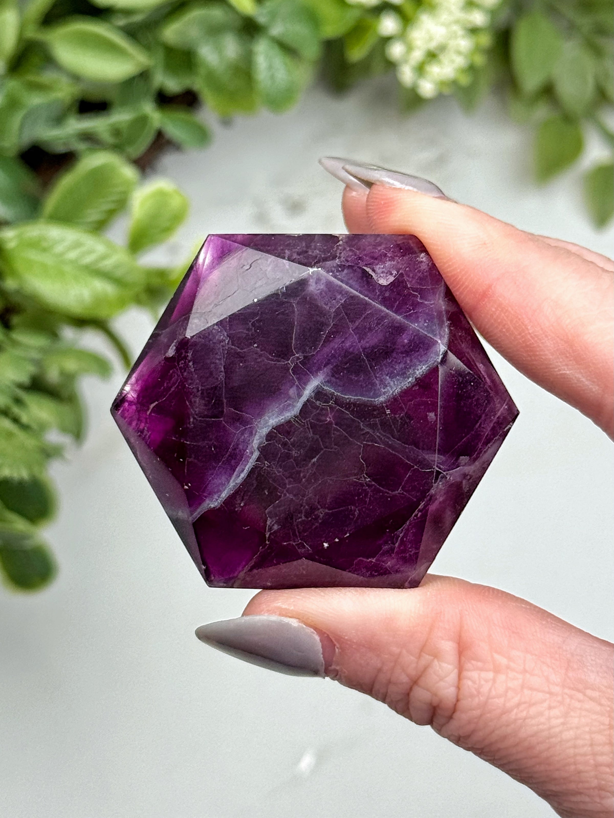 Fluorite Hexagon - #12
