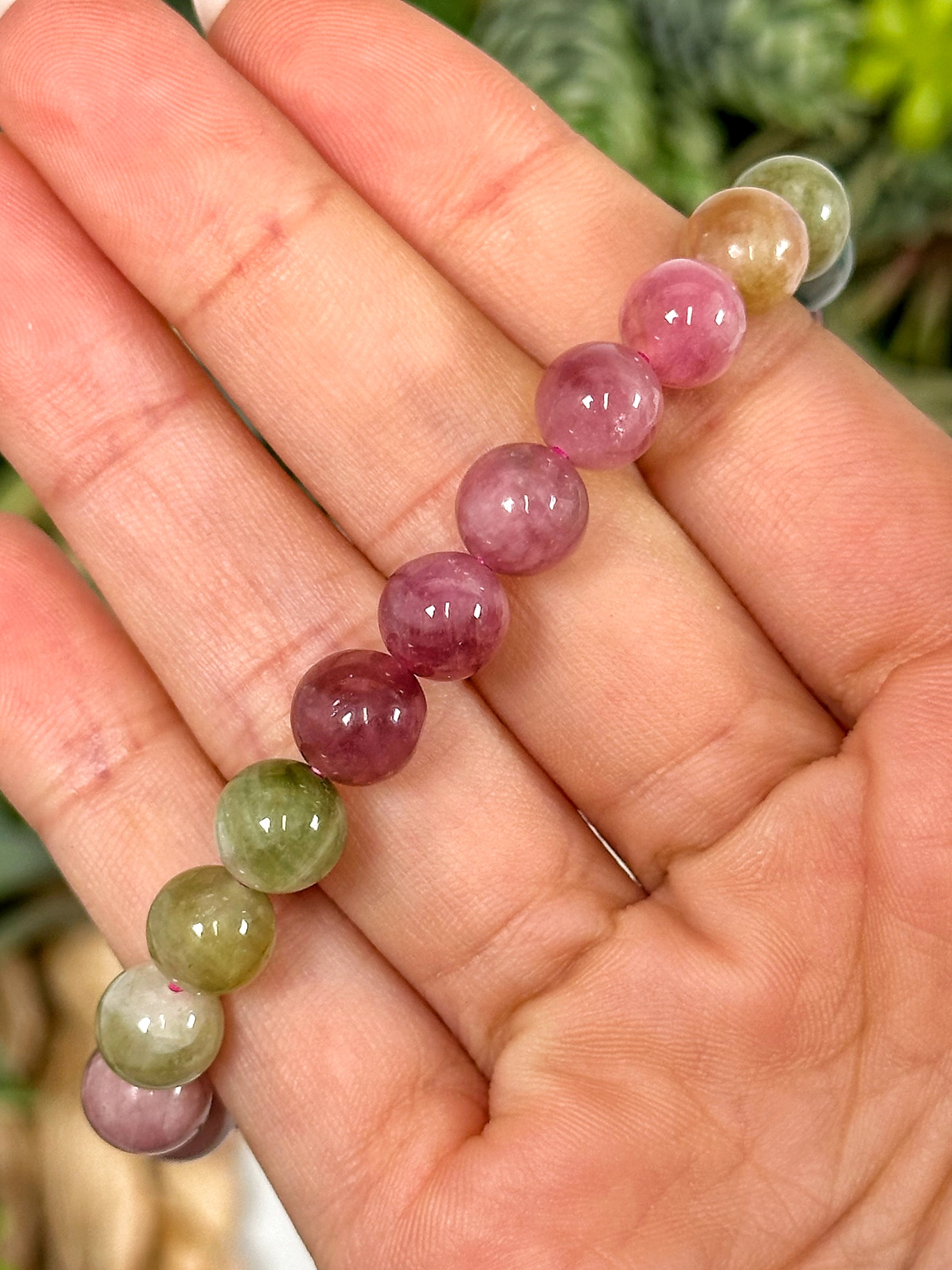 Watermelon Tourmaline Bracelet - #1