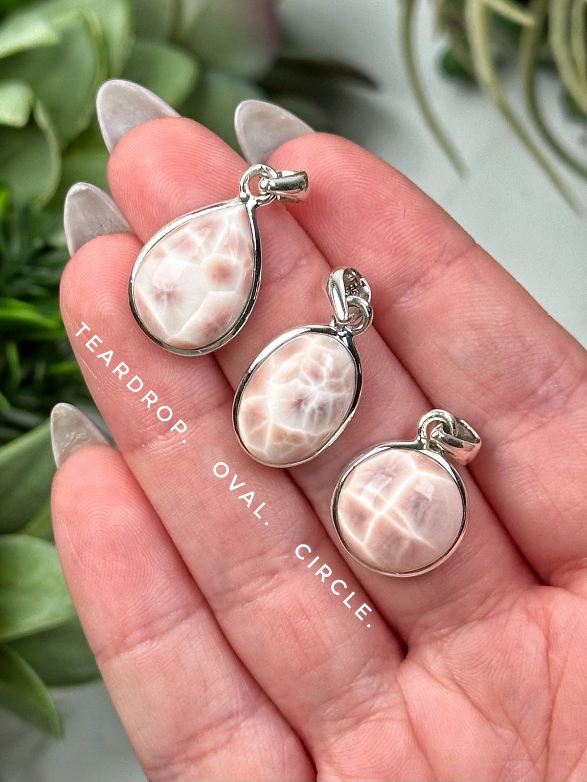 Natrolite Pendants - No. 61