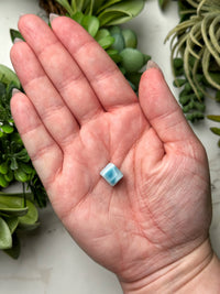 Mini Larimar Cube - #15