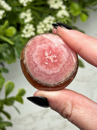 Rhodochrosite Palmstone - #6