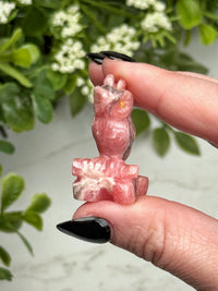 Rhodochrosite Owl - #5
