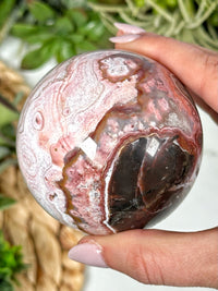 Crazy Lace Agate Sphere - #1