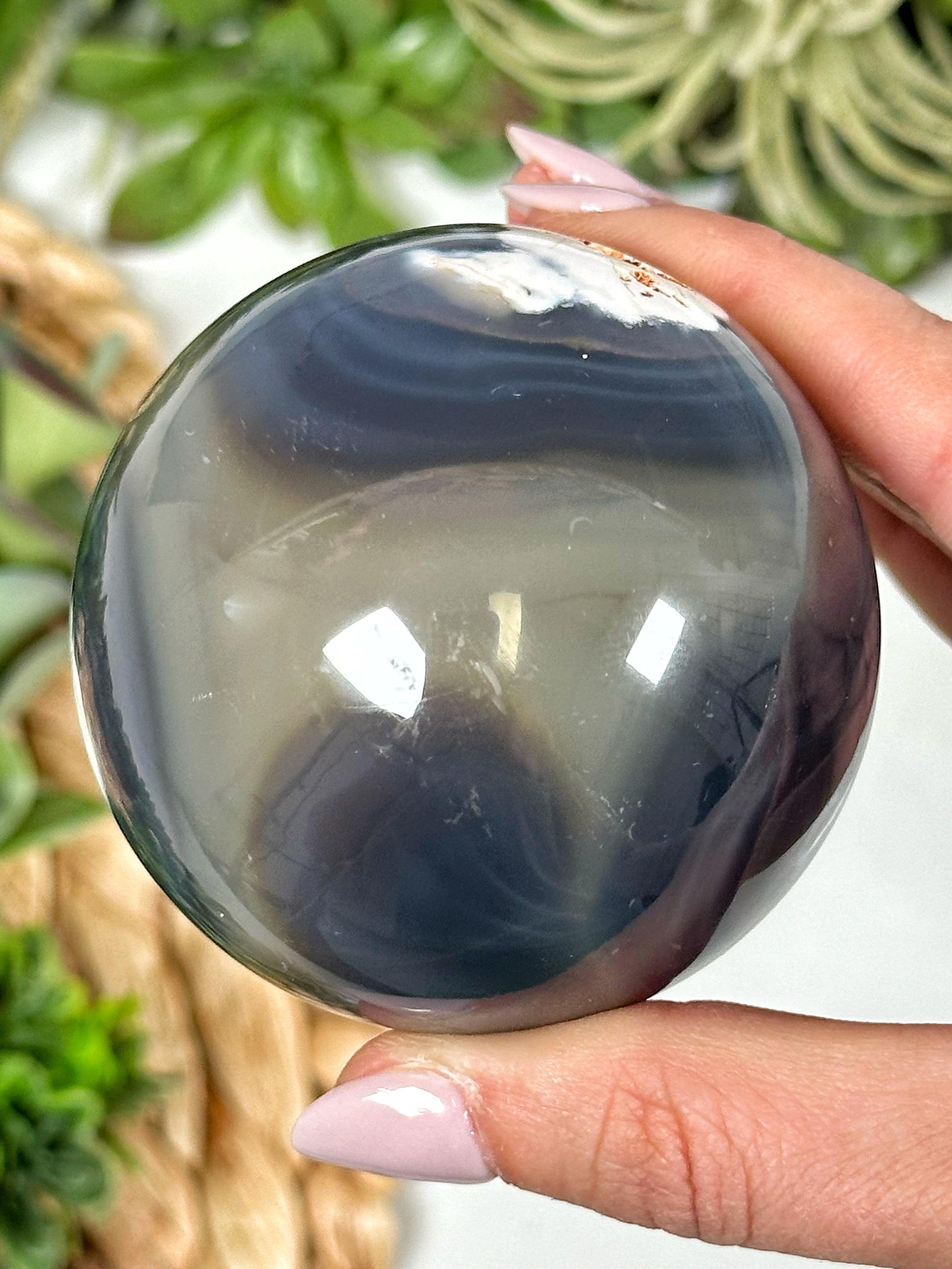 Orca Agate Sphere - #1