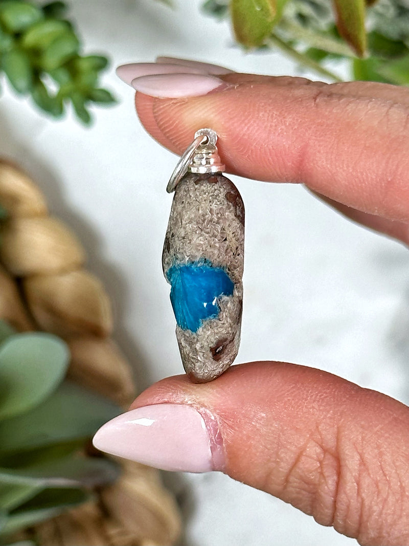 Cavansite Pendant - #1