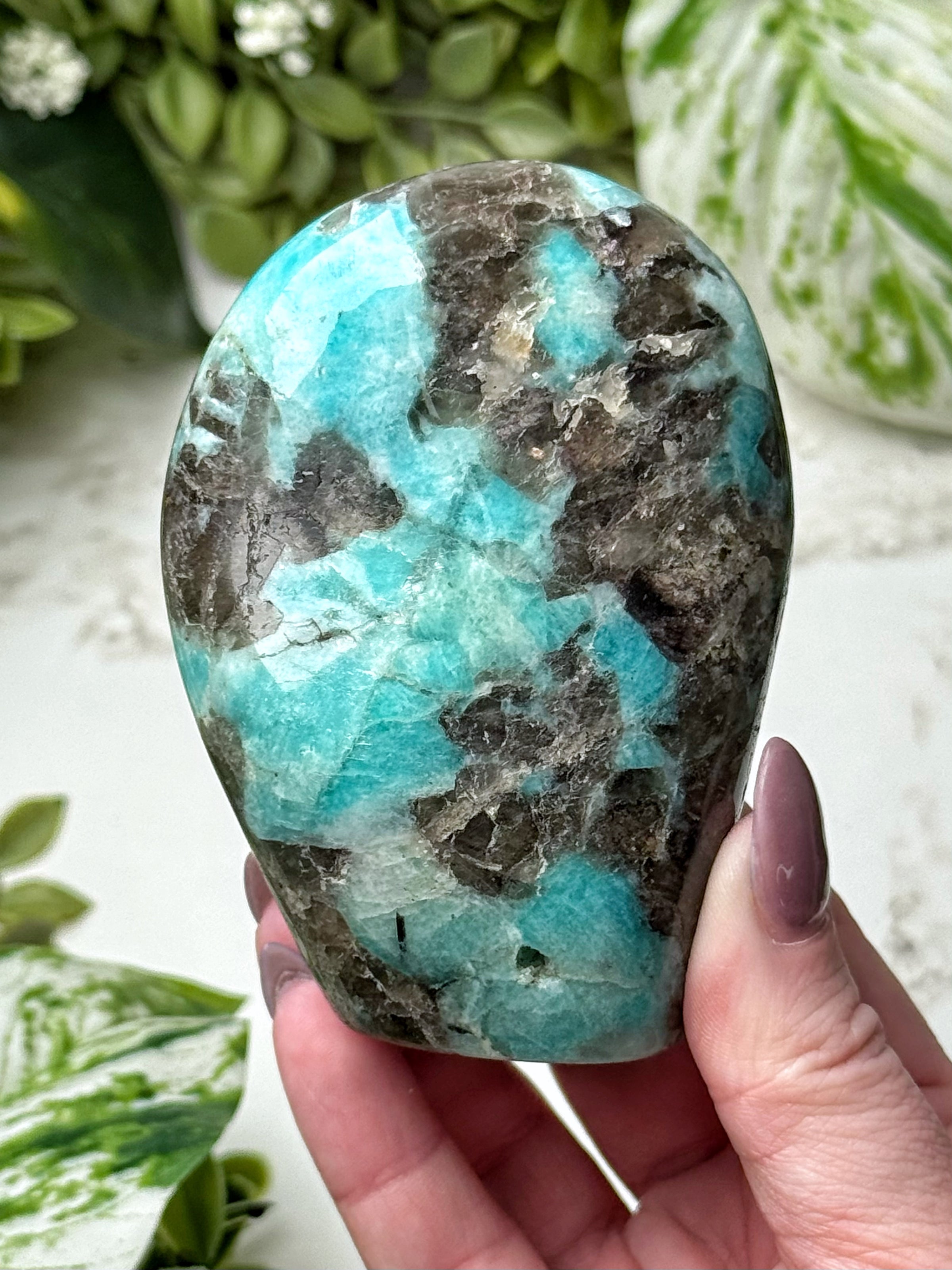 Smoky Amazonite Freeform - #15