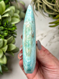 Blue Aragonite Flame - #5