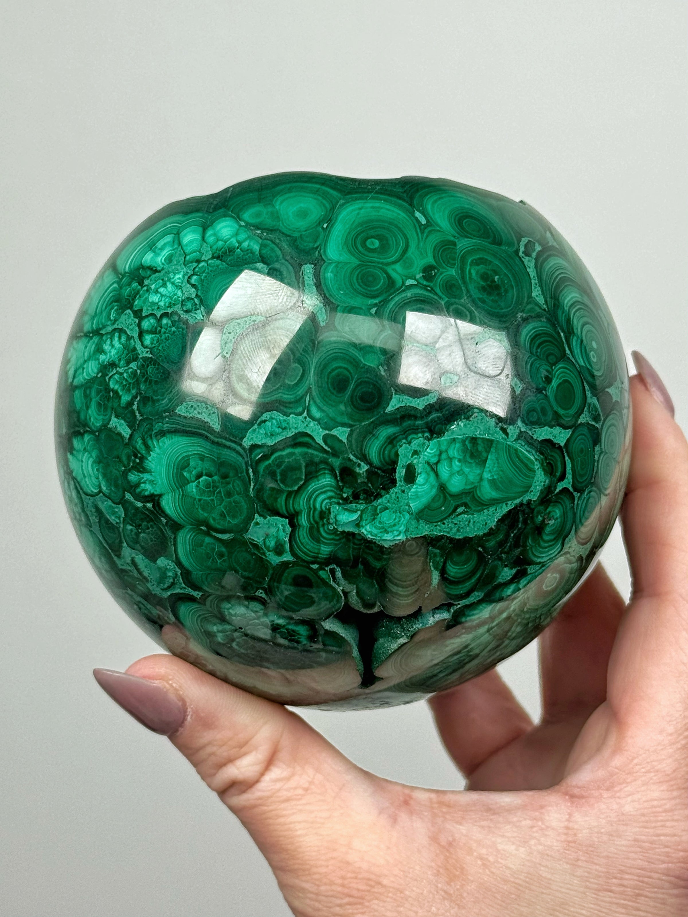 Malachite Sphere - #11