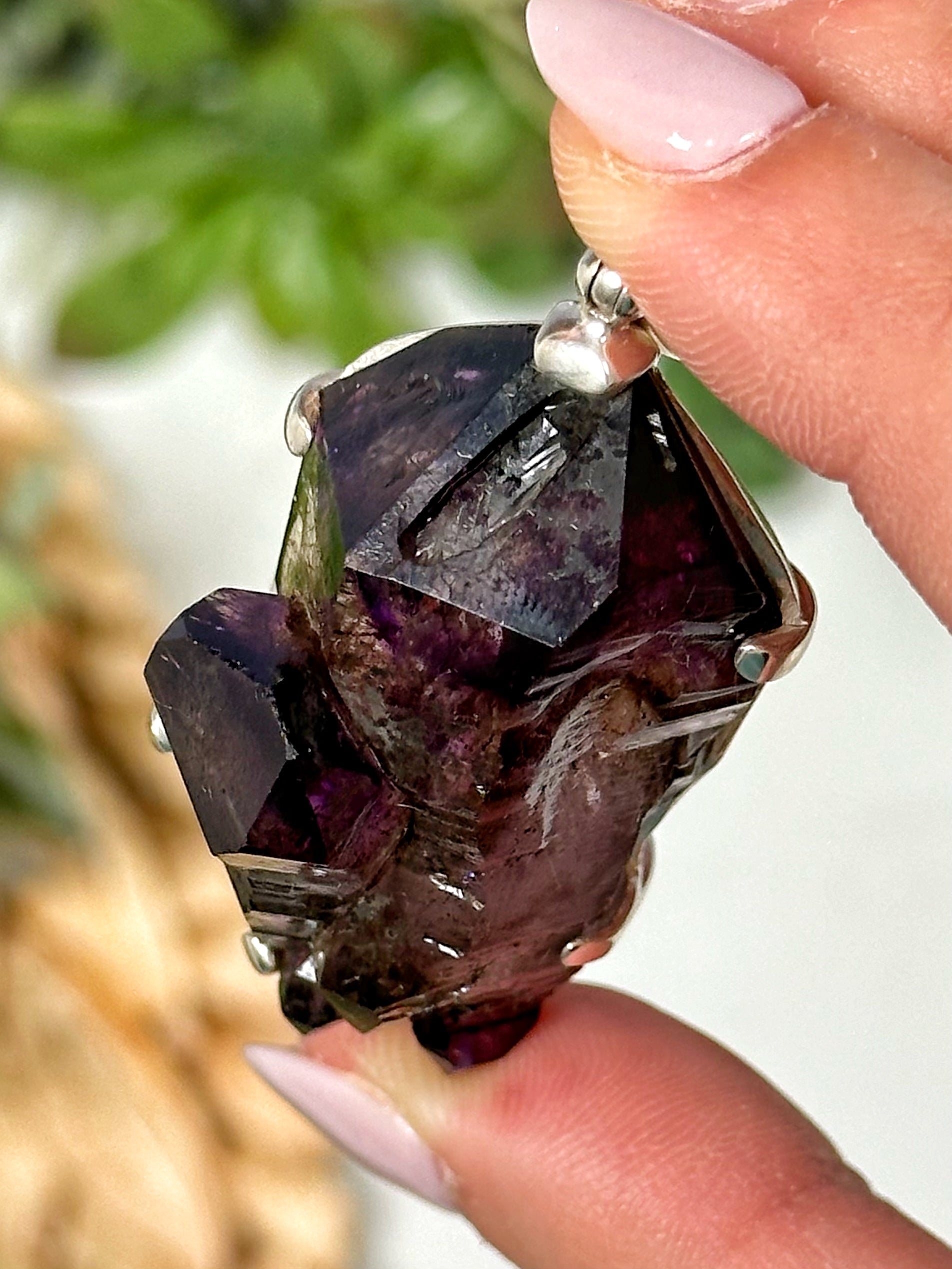 Brandberg Amethyst Pendant - #1