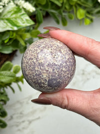Grape Agate Sphere - #11
