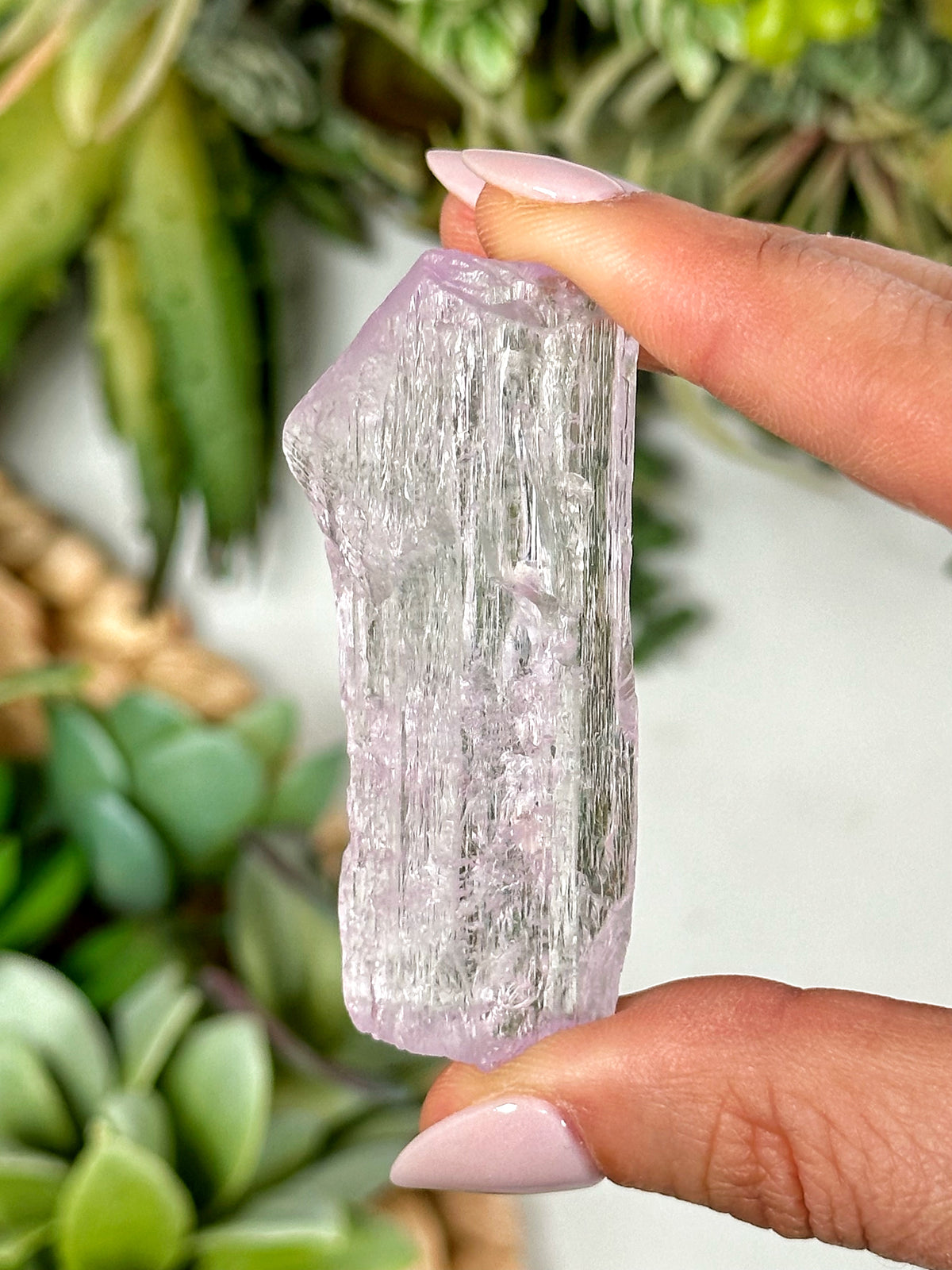 Gemmy Raw Kunzite - #2