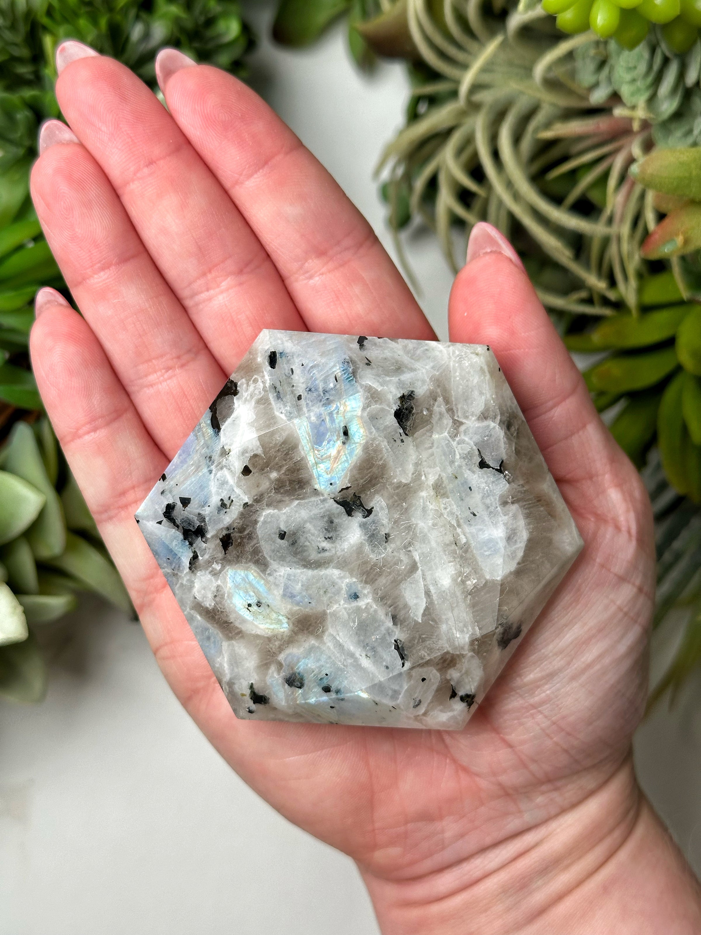 Moonstone Hexagon - #7