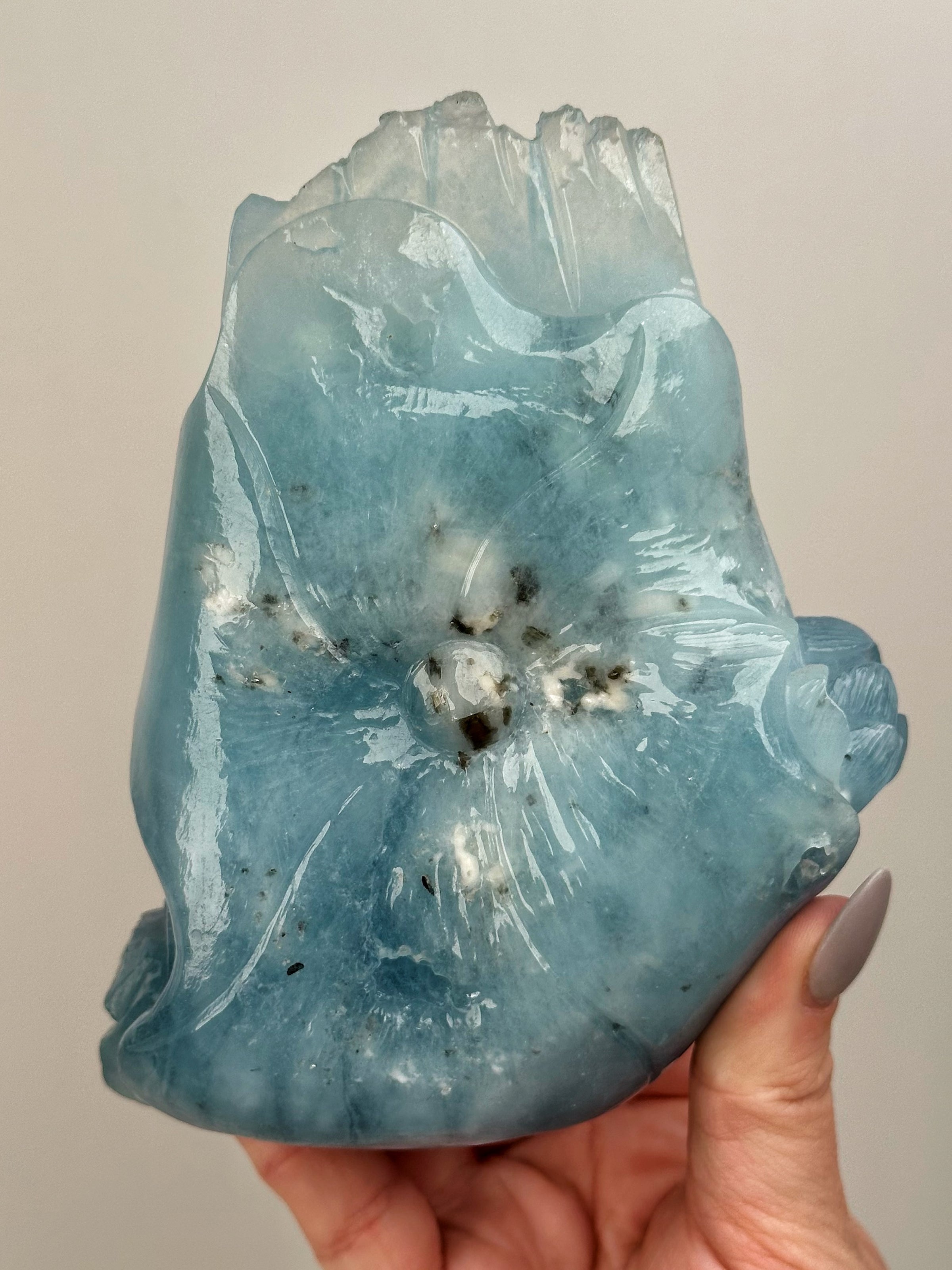 Beautiful Aquamarine Buddha - #1