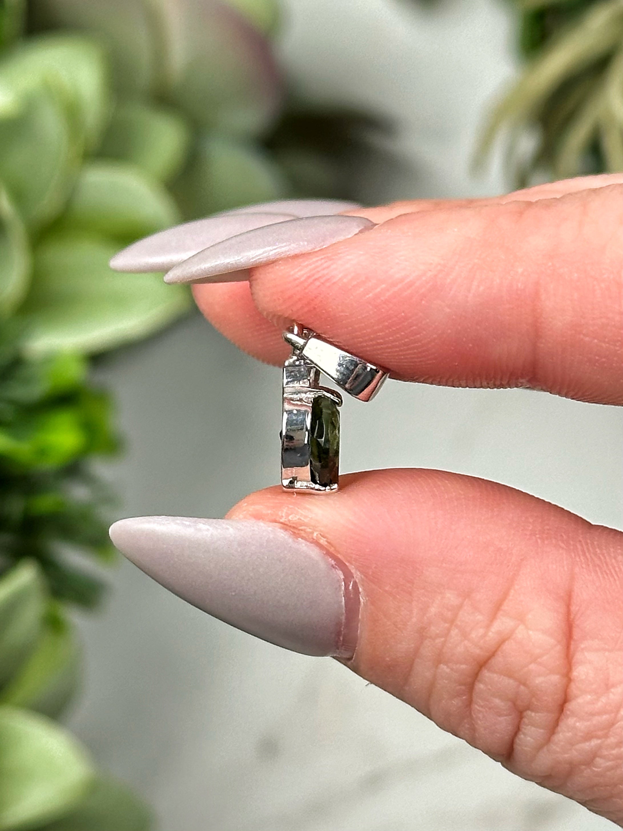 Moldavite Heart Pendant - #14