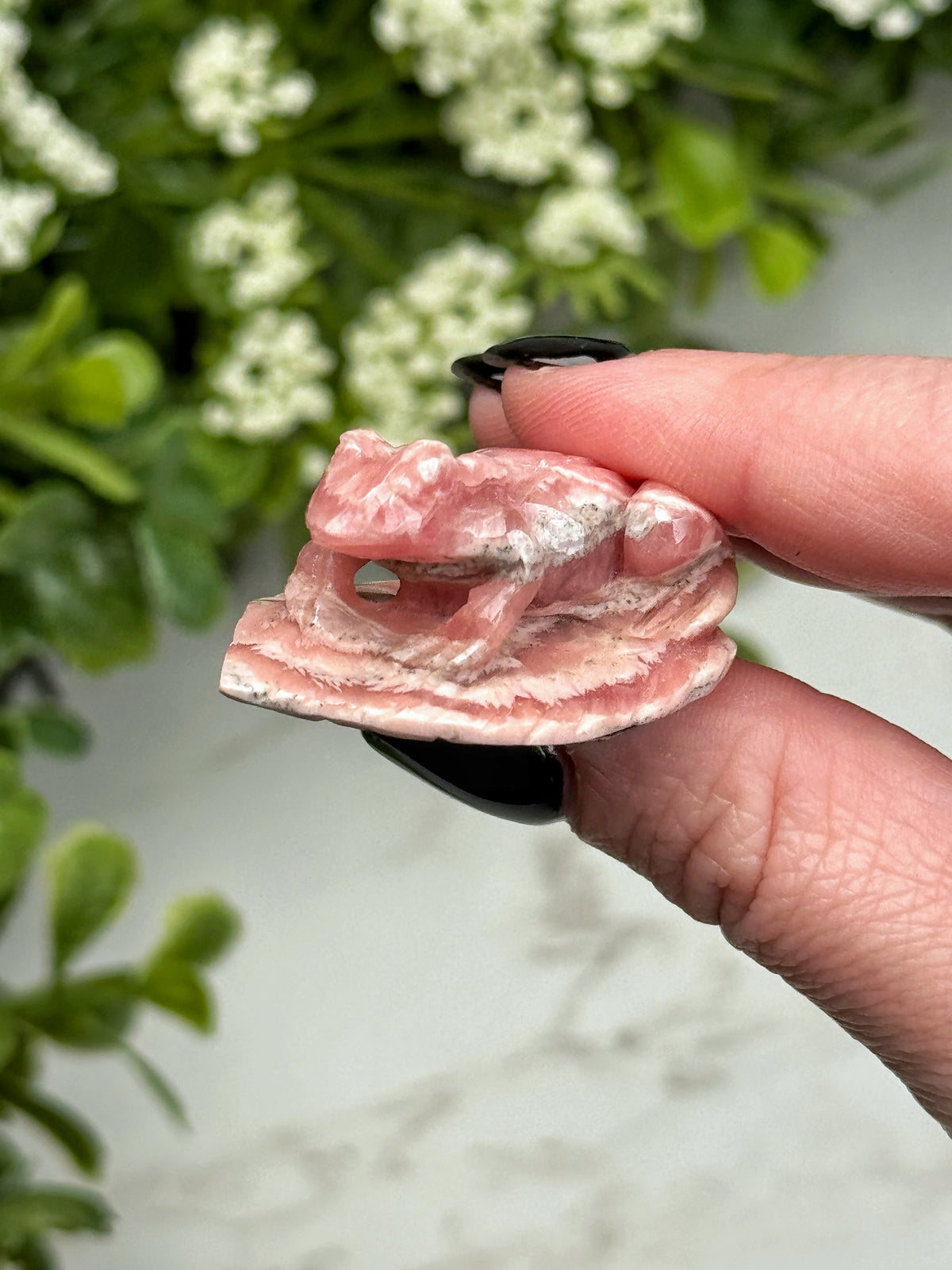Rhodochrosite Frog - #4