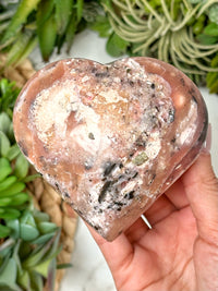 Pink Opal Heart - #1