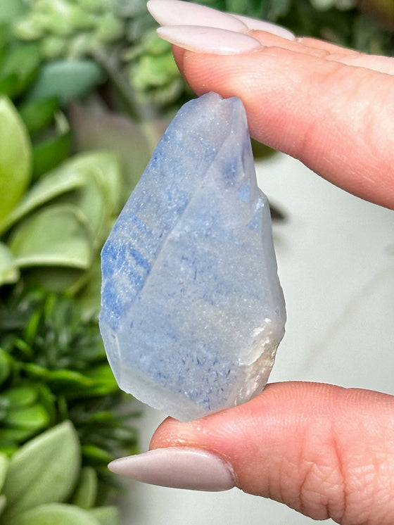 Dumortierite in Quartz Specimen - #9