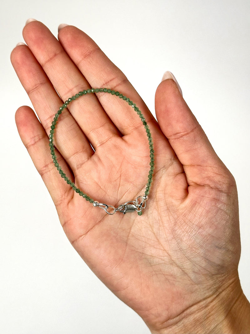 Faceted Green Aventurine Bracelet - #1