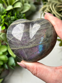 Labradorite Heart - #16