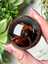High Quality Hessonite Garnet Sphere - #1