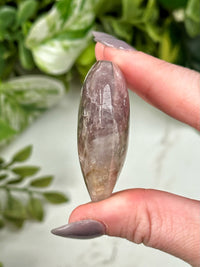 UV Reactive Amethyst Heart - #1