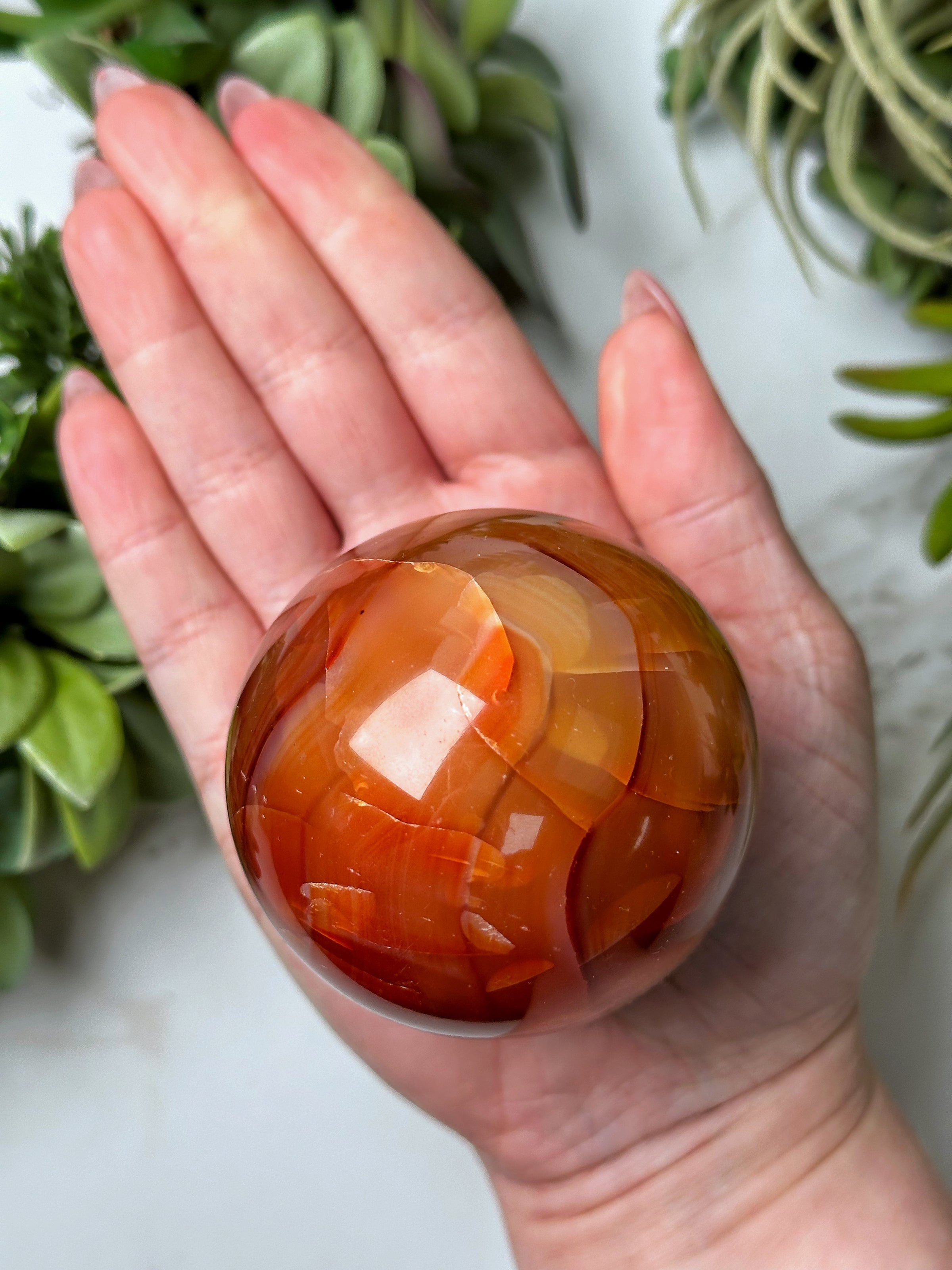Carnelian Sphere - #13